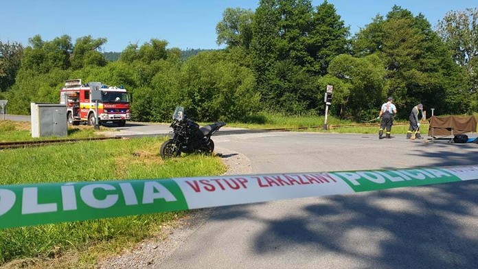 Nehoda motorkára v Lubeníku.