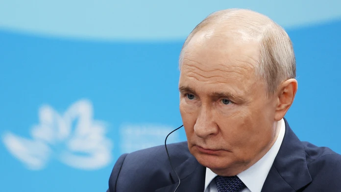 Na snímke ruský prezident Vladimir Putin 