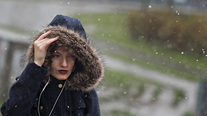 Sneženie - ilustračné foto.