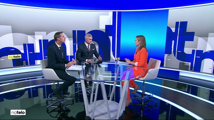 Milan Majerský, Tibor Gašpar a Karolína Lacová v relácii Na telo