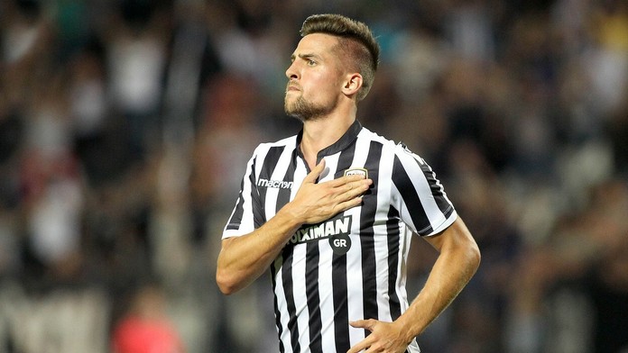 Robert Mak oslavuje svoj gól.