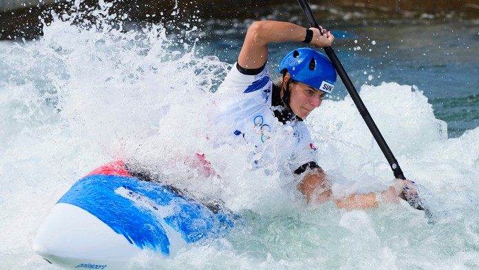 Eliška Mintálová na Olympijských hrách v Paríži.