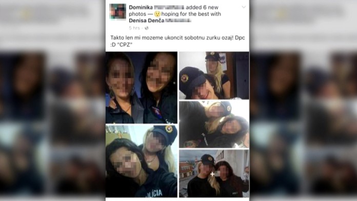 Žúr na policajnej stanici