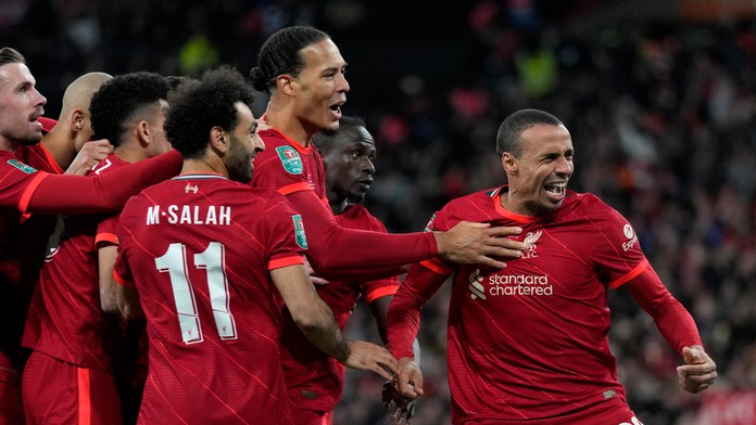 Futbalisti Liverpoolu.