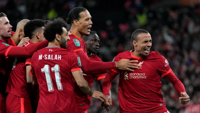 Futbalisti Liverpoolu.