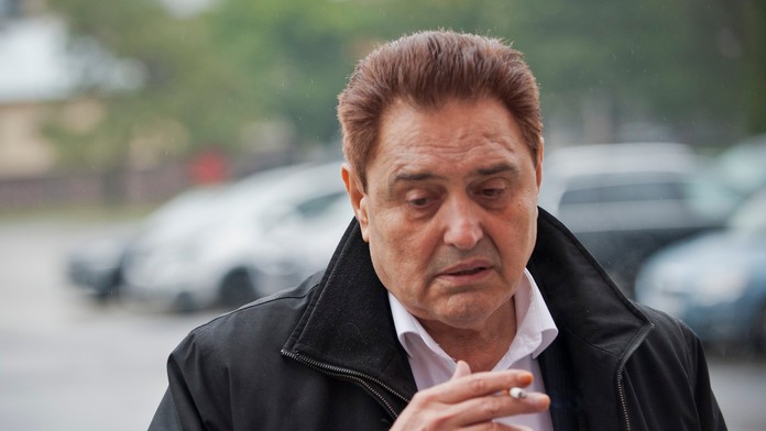 Na snímke Jozef Majský prichádza na súd