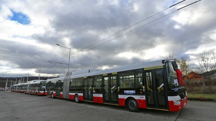 Nové trolejbusy. 