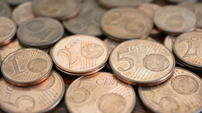 Jednocentové, dvojcentové a päťcentové euromince