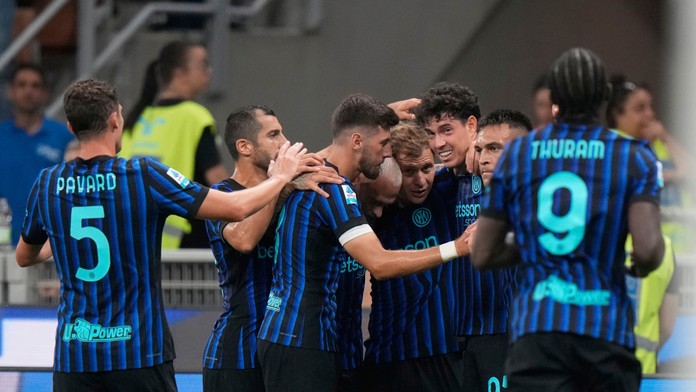 Hráči Interu sa tešia z gólu