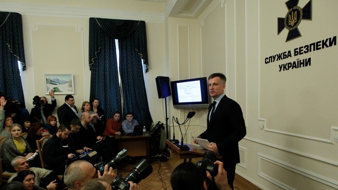 Šéf bezpečnostných zložiek Valentyn Nalyvaichenko.
