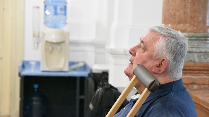 Ján Slota na Špecializovanom trestnom súde.