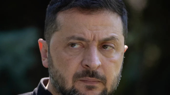 Na snímke ukrajinský prezident Volodymyr Zelenskyj.