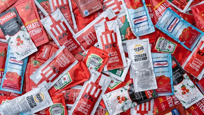 Balenia kečupov - ilustračná snímka