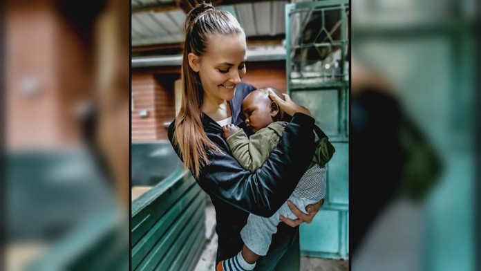 Monika Paločková na misii v Afrike