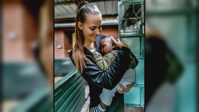 Monika Paločková na misii v Afrike