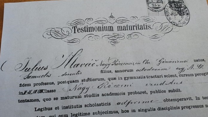 Maturita pred 150 rokmi.