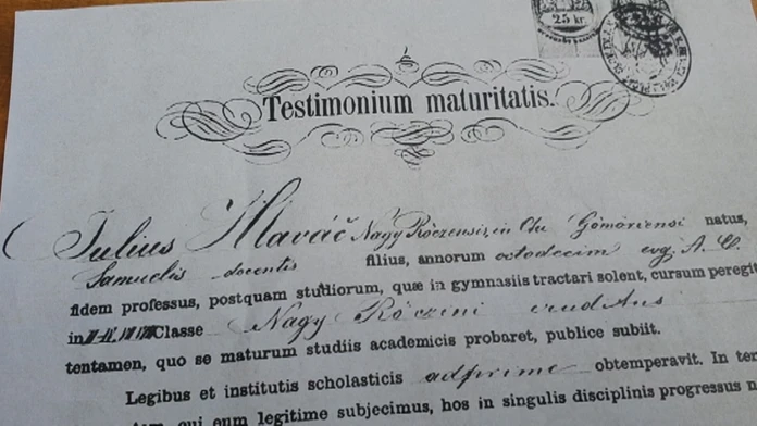 Maturita pred 150 rokmi.
