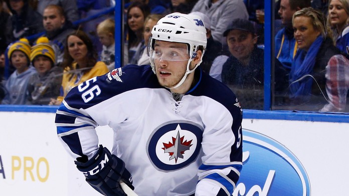 Marko Daňo v drese Winnipeg Jets.