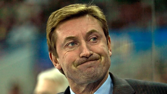 Wayne Gretzky na archívnej snímke.