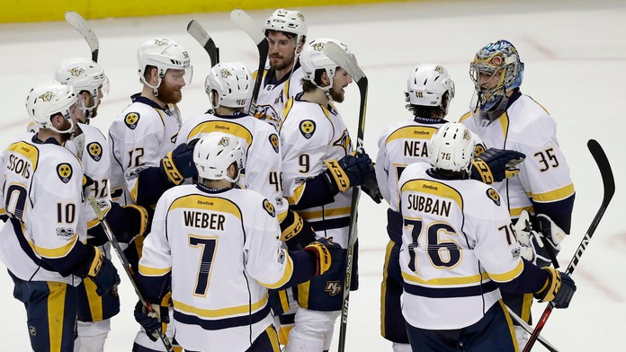  Hokejisti Nashvillu Predators.