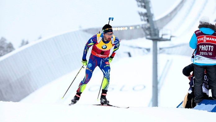 Francúzsky biatlonista Martin Fourcade. 