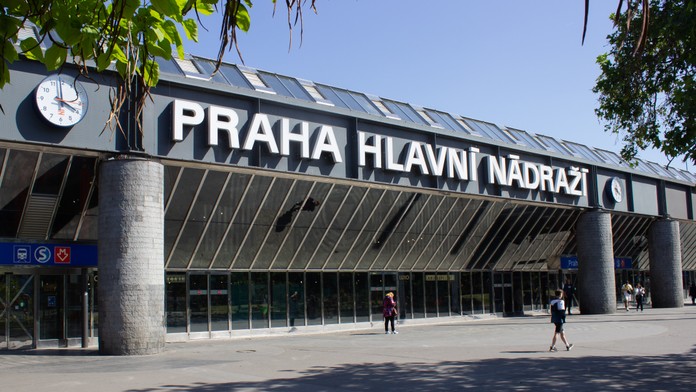 Hlavná železničná stanica v Prahe