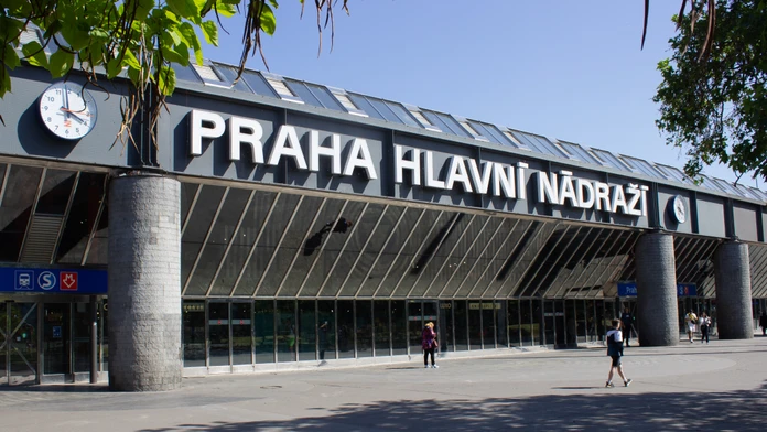 Hlavná železničná stanica v Prahe