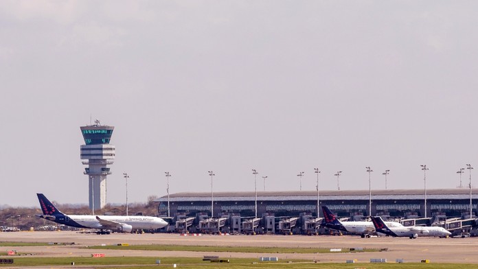 Letisko v Bruseli - ilustračné foto.