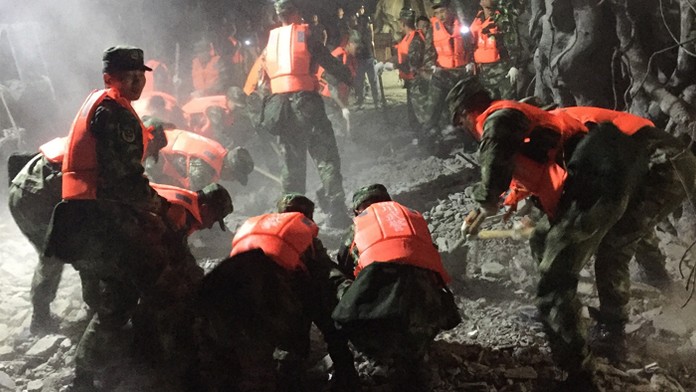 Zemetrasenie v Číne.