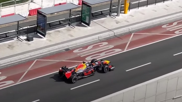Monopost F1 Redbull v Bratislave.