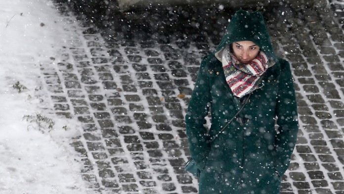 Chladné počasie - ilustračné foto.