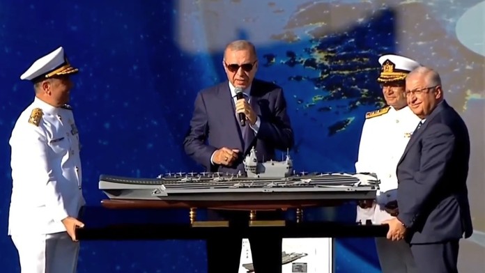 VIDEO: Turecko spustilo výstavbu najväčšej lietadlovej lode Stredomoria. Projekt môže zmeniť pomer síl v regióne