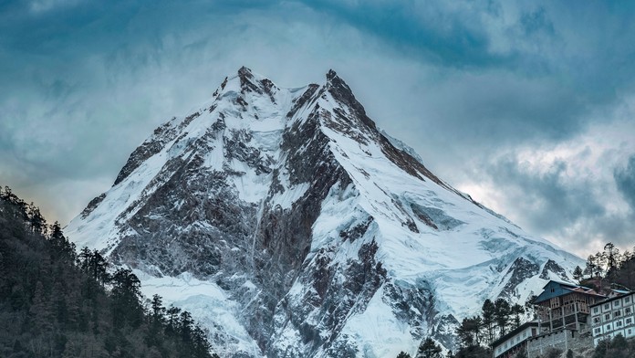 Himalájsky vrch Manaslu