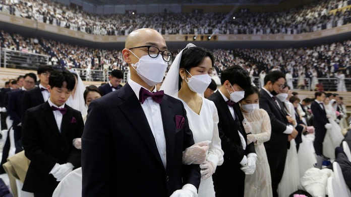 Hromadná svadba v Južnej Kórei