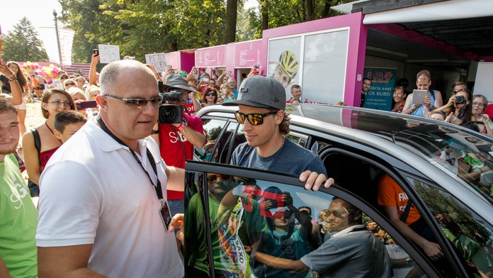 Petra Sagana vítali stovky fanúšikov