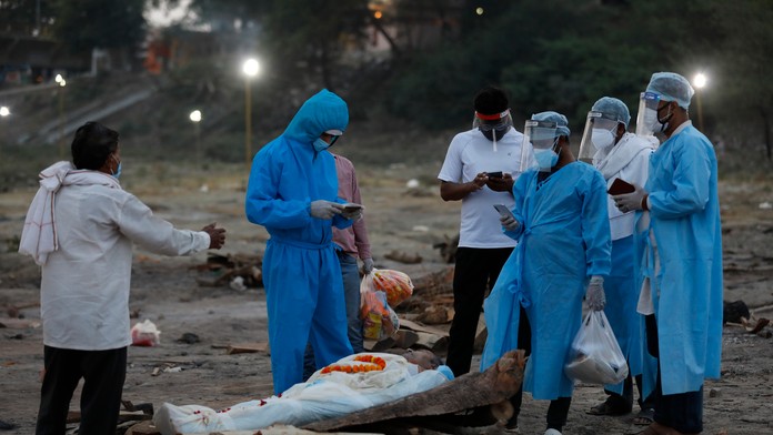 Smutné zábery z Indie.