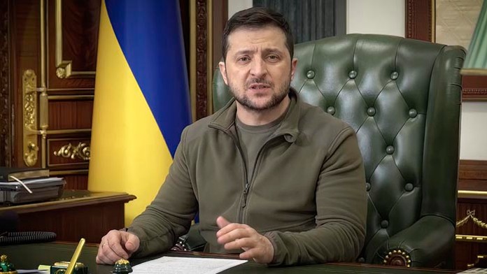 Ukrajinský prezident Volodymyr Zelenskyj.