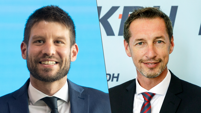 Michal Šimečka a Milan Majerský.