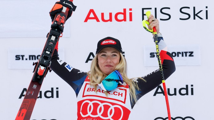 Shiffrinová zvíťazila v zjazde a zvýšila náskok na čele, Vlhová klesla na 4. miesto