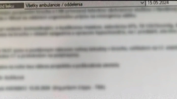 Údajná lekárska správa o zdravotnom stave premiéra Roberta Fica.