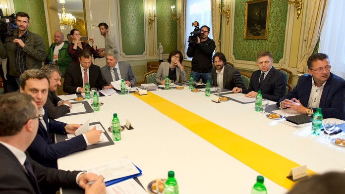 Koaličná rada (archívna snímka) 