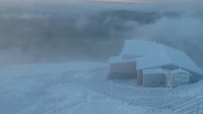 Česko, Sněžka, sneh