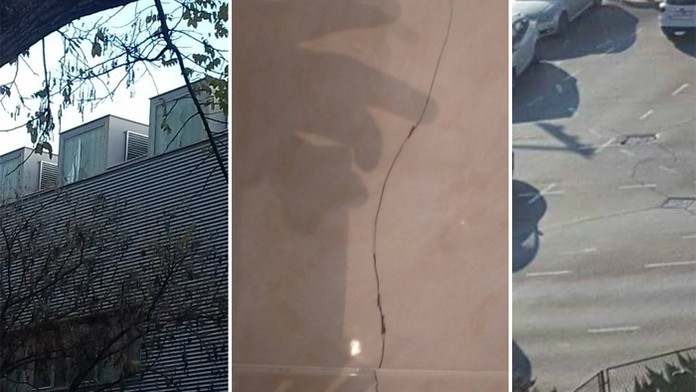 Zábery po zemestrasení v Splite.