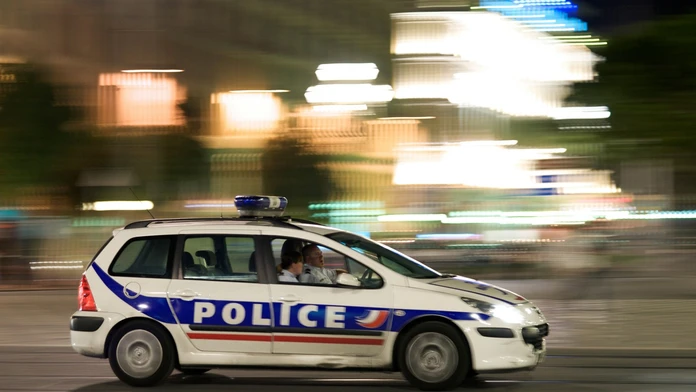 Auto francúzskej polície.