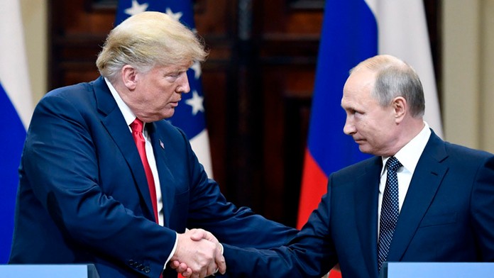Donald Trump a Vladimír Putin.