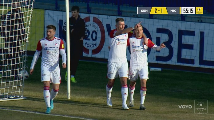 Senica doma zdolala Michalovce a je na čele skupiny o udržanie sa