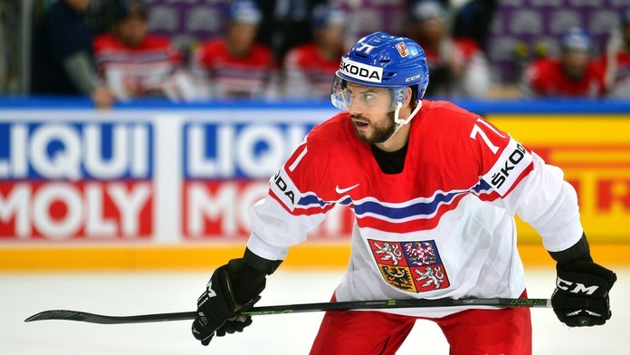 Český útočník Tomáš Hyka.