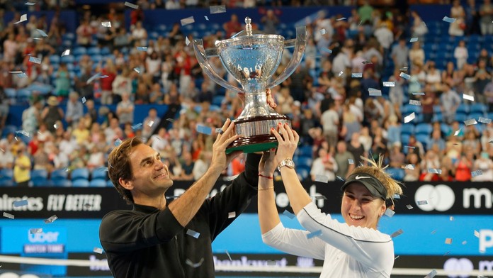 Tenistka Julia Goergesová na turnaj na Novom Zélande.