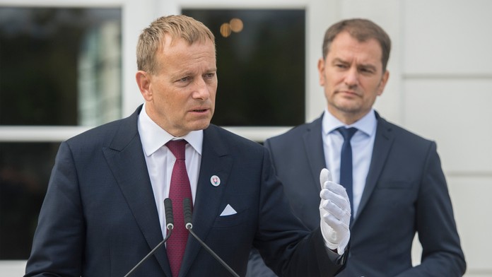 Na snímke Boris Kollár a Igor Matovič 