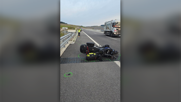 Tragická nehoda na diaľnici D1. O život prišiel 52-ročný motorkár